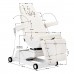 Pedicure chair (PU, 4 Motors), Rotary, White